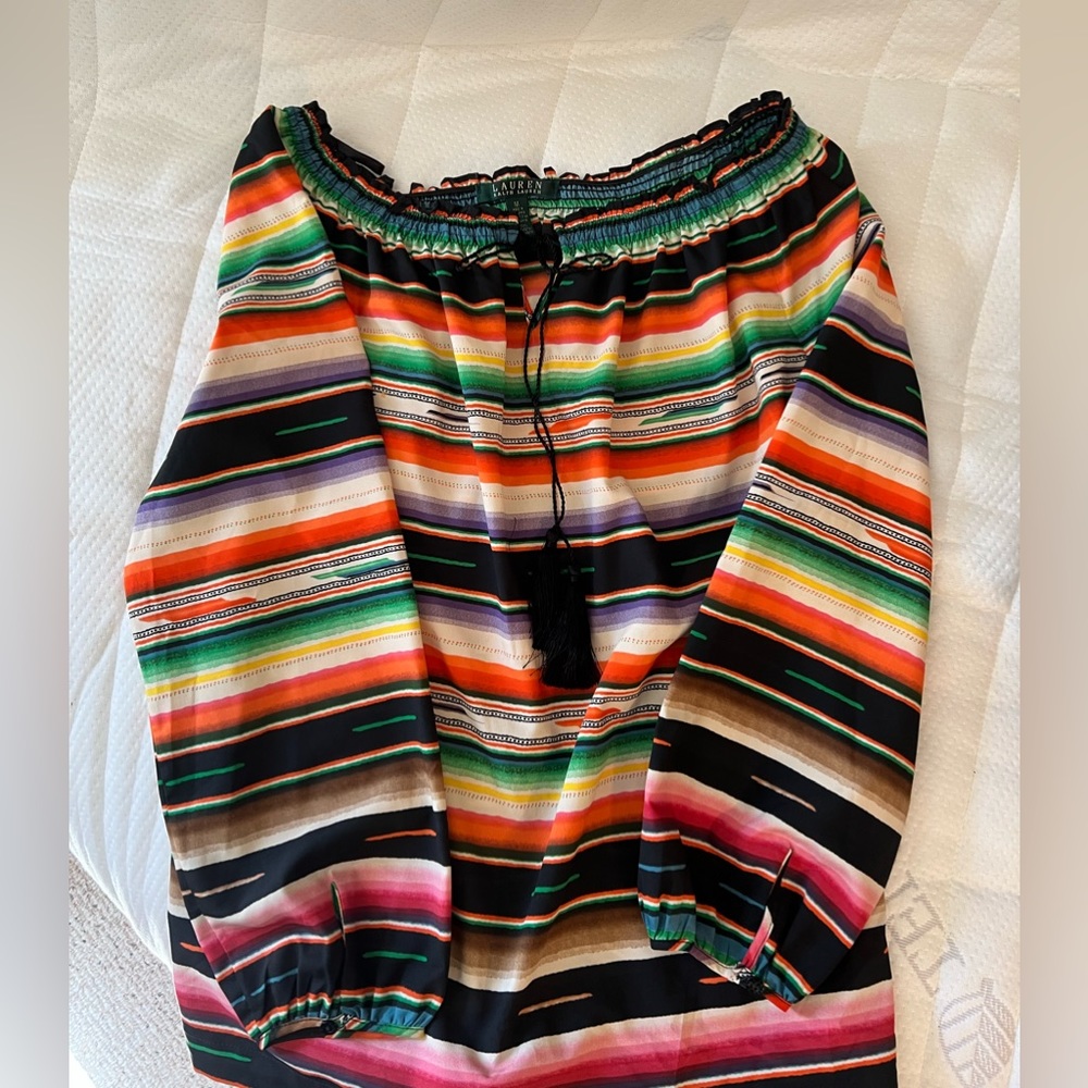 Lauren by RL, striped blouse